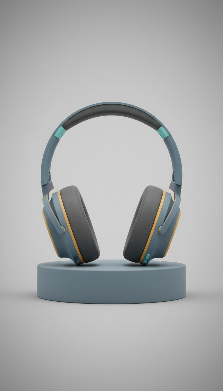 Wireless Headphones with Adaptive Noise Cancelling